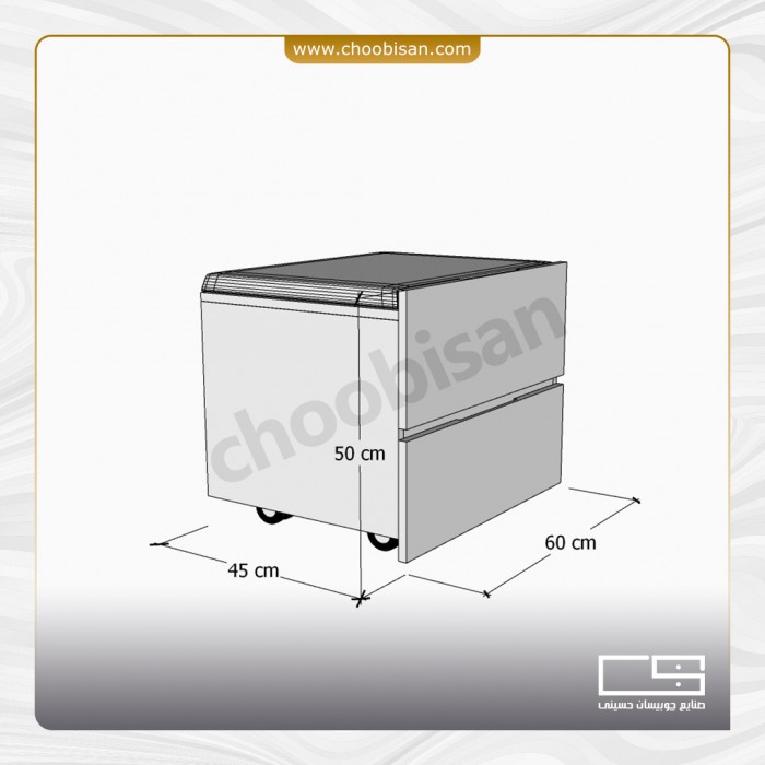 میز آرایش رگال دار 