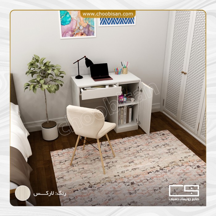 میز تحریر تک کشو با کمد
