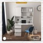 میزتحریر کتابخانه دار با فایل مجزا