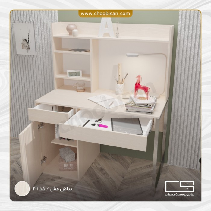 میز تحریر شلف دار میز تحریر شلف دار