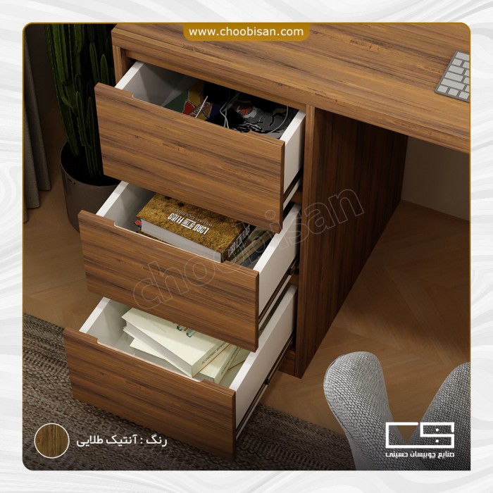 میز تحریر باکس دار 4 کشو