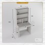 میز تحریر تک کشو کتابخانه دار