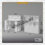 ست میز تحریر طاقچه دوبل و کتابخانه ست میز تحریر طاقچه دوبل و کتابخانه