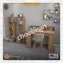 ست میز تحریر تک کشو و کتابخانه ست میز تحریر تک کشو و کتابخانه