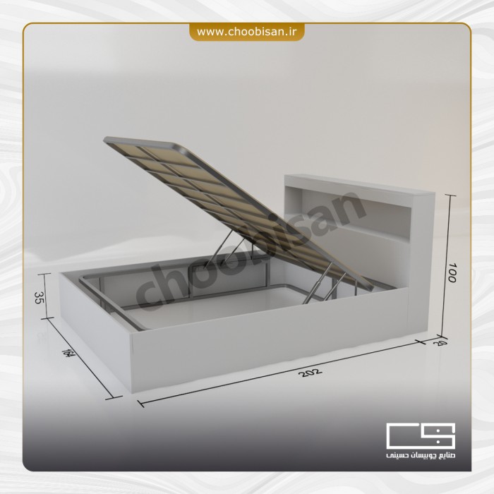 تخت جک دار MDF مدل T320 تخت جک دار MDF مدل T320