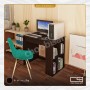 میز تحریر ام دی اف پایه کتابخانه ای کشودار