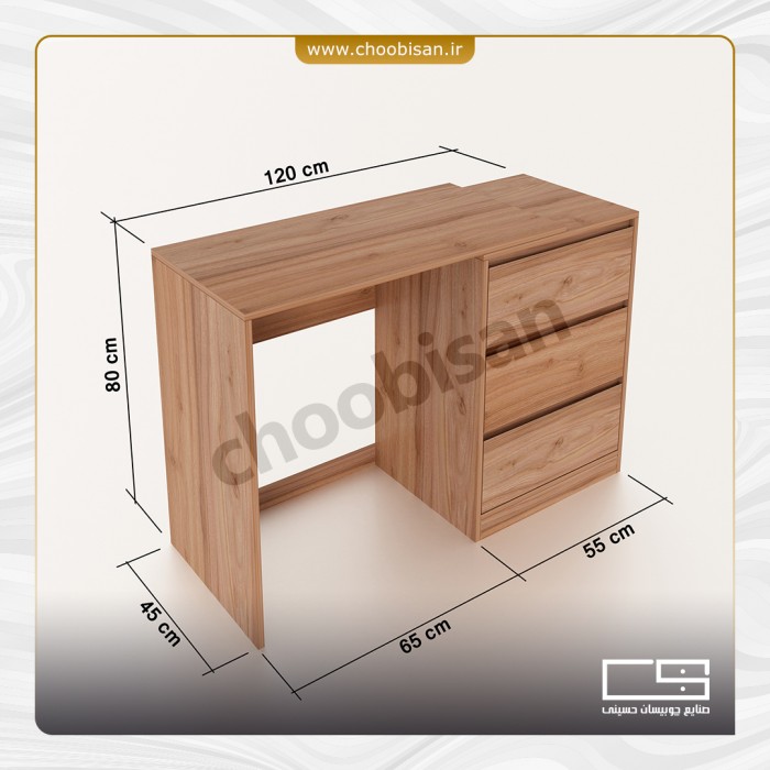 میز تحریر 3 کشودار مدل MT510L میز تحریر 3 کشودار مدل MT510L